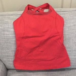Tank with built in bra